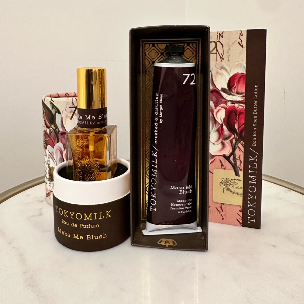 Tokyo Milk Make Me Blush Parfum & Hand Crème Set Full Size  New